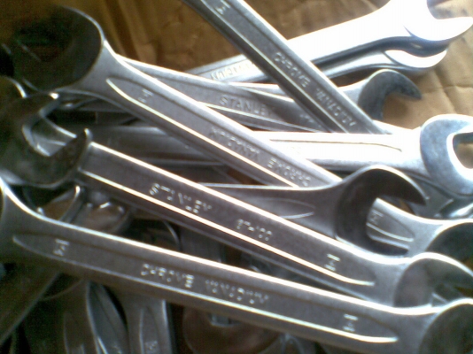 ขายประแจทั้งหมด เบอร์ 14-15 ทั้งกอง