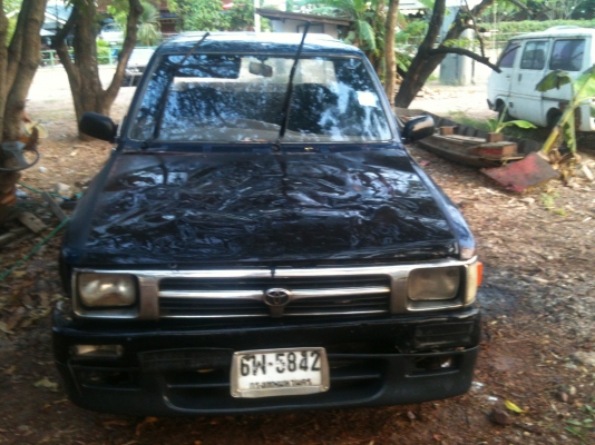 Mighty x Cab ปี 95 สีน้ำเงิน ทะเบียน เม.ย.57 เอกสารพร้อมโอน เครื่อง 4S LPG แล้ว