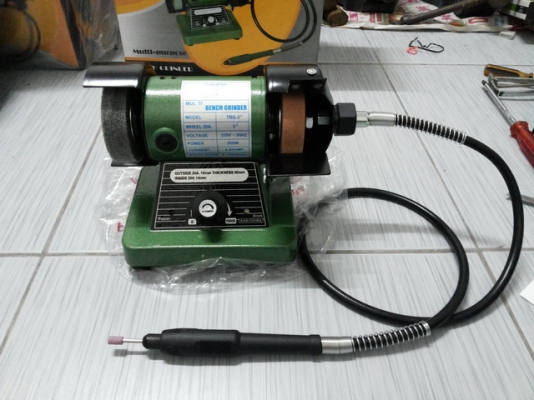 มอเตอร์หินไฟ แบบมีสายอ่อนในตัว สำหรับงาน DIY ในบ้านครับ