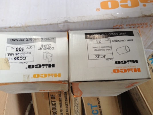 ท่อตัวดูดควันของใหม่+ข้อต่อท่อขนาดต่างๆ