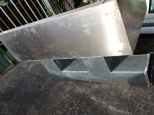 ท่อตัวดูดควันของใหม่+ข้อต่อท่อขนาดต่างๆ