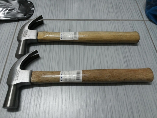 ค้อนหงอนด้ามไม้ Kinzo ขนาด 27 มม. น้ำหนัก หัวค้อน 16 Oz.