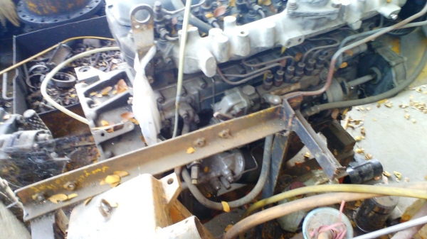 เครื่องยนต์ ISUZU 6BD1 ถอดจากรถแบคโฮ ที่ใช้งานได้ปกติ