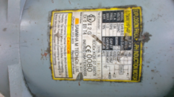 ขายมอเตอร์ 1 แรง ไฟบ้าน 220 โวลท์