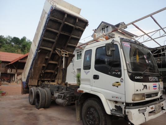 ขายรถบรรทุก 10ล้อดั้มพ์ 2เพลา ISUZU DECA 195 แรงม้า