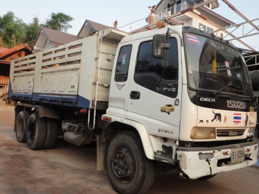 ขายรถบรรทุก 10ล้อดั้มพ์ 2เพลา ISUZU DECA 195 แรงม้า