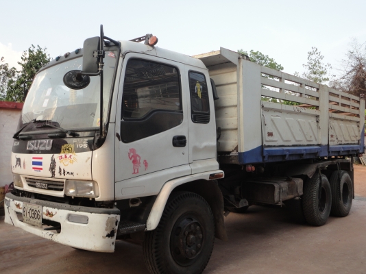 ขายรถบรรทุก 10ล้อดั้มพ์ 2เพลา ISUZU DECA 195 แรงม้า