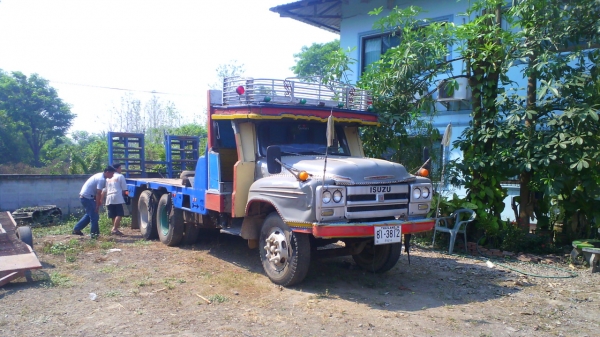 สิบล้อเทลเล่อร์ อีสุ เครื่อง มิตซู 6D16 195 แรง เฟืองท้ายฟูโซ่ เบรคทิฟฟี่