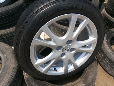 ขายล้อแม็ก Mazda 2 พร้อมยาง 4 เส้น