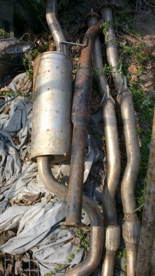 กันชนหน้าบวกท่อไอเสีย