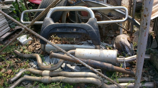 กันชนหน้าบวกท่อไอเสีย