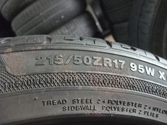 ยางเกาหลี 215/50/17 ปี11
