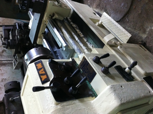 ขายเครื่องกลึง YAM 5 ฟุต 3 เพลามีเบรคขายถูก 73000 บาท