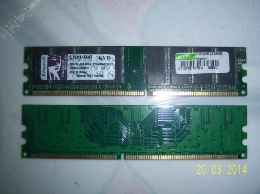 แรม DDR1/512  2ตัว