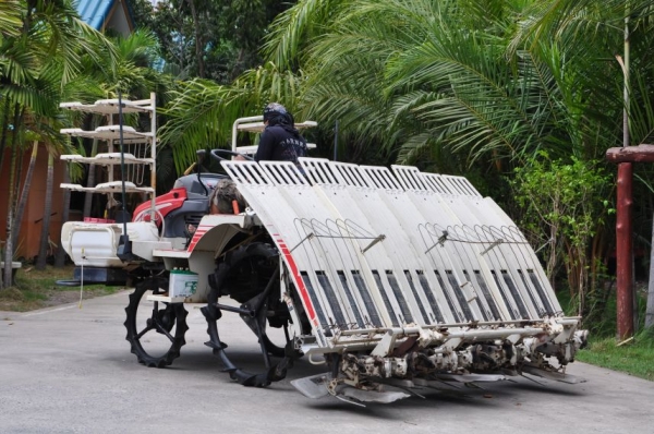 โห!! ลดกระหน่ำขายรถดำนาMITSUBISHI MPR8แถว สภาพสวยเดิมจากญี่ปุ่นยังไม่เคยใช้ในไทย 68,000 เท่านั้น!!