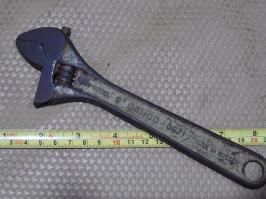 ประแจเลื่อน BAHCO V-STEEL 8นิ้ว