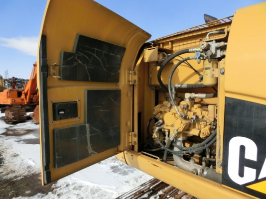 รถแบคโฮเก่าญี่ปุ่น CAT 312C สภาพสวย ใบแทรก 70 ซม