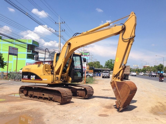รถแบคโฮเก่าญี่ปุ่น CAT 312C สภาพสวย ใบแทรก 70 ซม