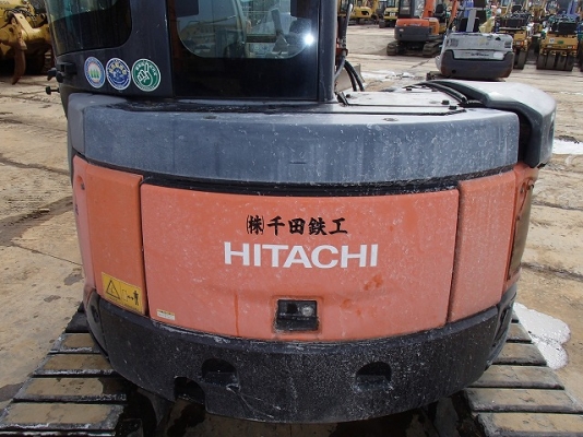 รถแบคโฮเก่าญี่ปุ่น Hitachi ZX40U-2 หัวกระแทก + บุ้งกี๋