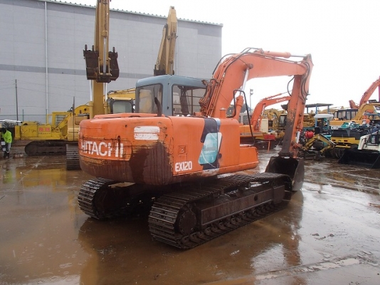 รถแบคโฮเก่าญี่ปุ่น Hitachi EX120-3