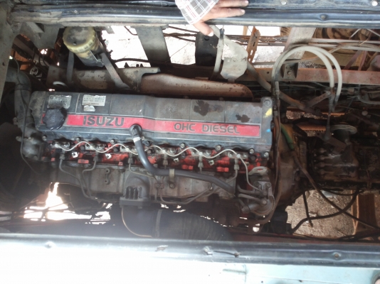 เครื่อง 6PC 195 พร้อมเกียร์ สภาพเครื่อง 90\%   พร้อมใบคุ้ม