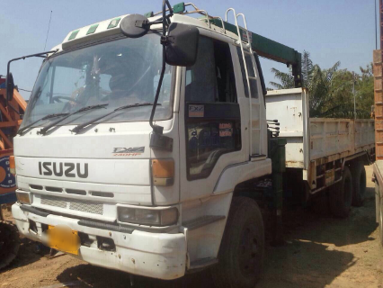 ขายรถสิบล้อเครน Isuzu SJM551 เครื่อง 230 แรง ติดเครน 4 ตัน ทะเบียนพร้อม