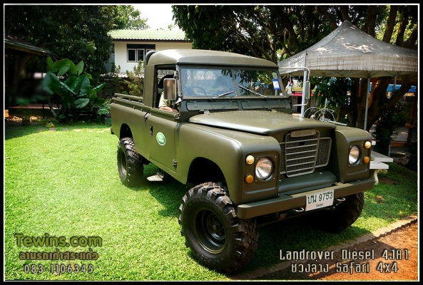 ขายรถ Landrover 4x4 กระบะดีเซลฝาทอง 4JA1 ทะเบียนพร้อมโอน