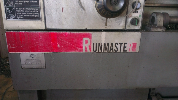 Sell> Lathe แท่นกลึงมือสอง Runmaster 430x1000 6 ฟุต 4 เพลา มีเบลค มีลิเนีย เพลาเดินฟิตเป็น 6 เหลี่ยม รุ่นรองใหม่ล่าสุด นิ้ว มิล ไม่ต้องเปลี่ยนเฟืองครับ