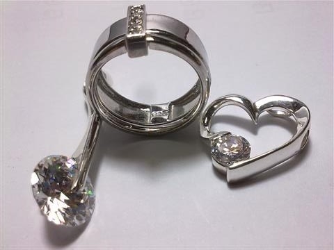 แหวนเงิน+จี้เงิน2อัน