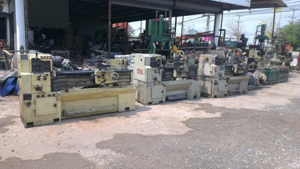 Sell> Lathe แท่นกลึงมือสอง Yam 6 ฟุต 3 เพลา มีเบลค อุปกรณ์ครบ เครื่องเงียบ หน้าแท่นสวย เจ้าของเดิมใช้ได้ไม่ถึงปีเลยครับ
