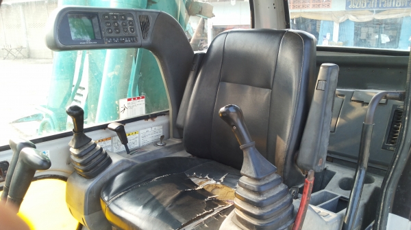 ขายด่วนรถเเม็คโครKOBELCO SK100-5มาร์คไฟร์รถนำเข้าเก่าญี่ปุ่นแท้ไม่เคยใช้งานเมืองไทยเลยมีปั้มลายหัวกระแทกพร้อม