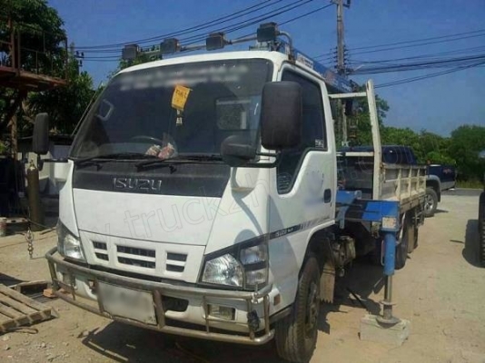 รถบรรทุก 6 ล้อ ISUZU ติดเครน