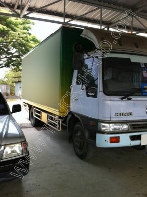รถบรรทุก 6 ล้อตู้แห้ง ยี่ห้อ HINO รุ่น FC4JHKA