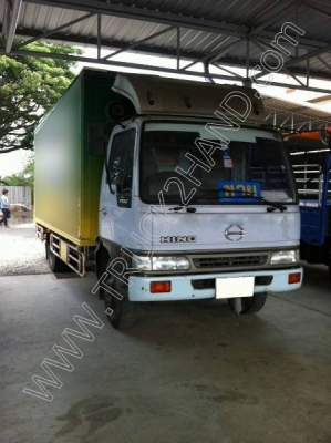 รถบรรทุก 6 ล้อตู้แห้ง ยี่ห้อ HINO รุ่น FC4JHKA