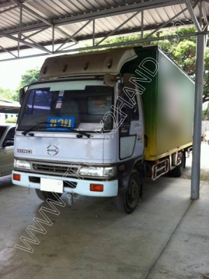 รถบรรทุก 6 ล้อตู้แห้ง ยี่ห้อ HINO รุ่น FC4JHKA