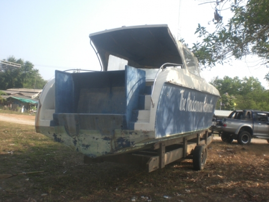 ขายเรือไฟเบอร์กาสขนาดยาว8.50 เมตร กว้าง 2.50 เมตรสภาพพร้อมใช้งาน มีเทเลอร์ให้ด้วย ขายเรือไฟเบอร์กาสขนาดยาว8.50 เมตร กว้าง 2.50 เมตรสภาพพร้อมใช้งาน มีเทเลอร์ให้ด้วย