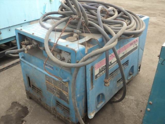 ขายด่วนเครื่องปั๊มลมAIR MAN PDS70S เก่าญี่ปุ่น