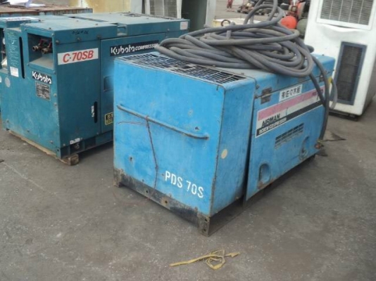 ขายด่วนเครื่องปั๊มลมAIR MAN PDS70S เก่าญี่ปุ่น