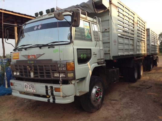 ขายรถพ่วงแม่ลูกดั้มเกษตร เครื่อง EP100 turbo 280 แรงม้า คัสซีสวยตลอดส้น ทะเบียนพร้อมโอน ราคาต่อรองได้