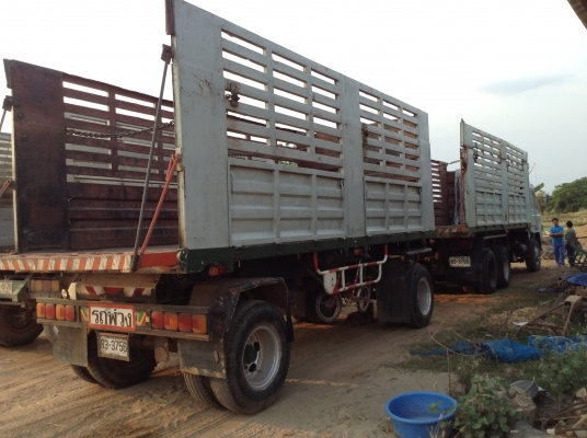 ขายรถพ่วงแม่ลูกดั้มเกษตร เครื่อง EP100 turbo 280 แรงม้า คัสซีสวยตลอดส้น ทะเบียนพร้อมโอน ราคาต่อรองได้