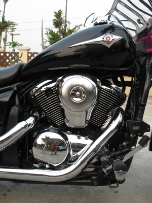 ขาย kawasaki vulcan 900 ปี 2007 รถศูนย์ทะเบียนพร้อมโอน
