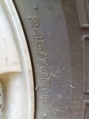 ชายยางบริตสโตน245/70/16