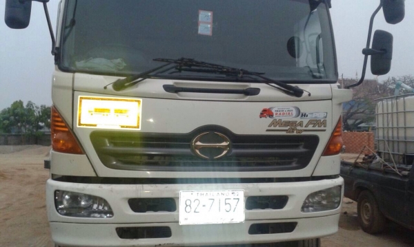 ขายด่วน!!!รถบรรทุก12 ล้อ HINO MEGA ปี 51ดั๊มได้ หัวดั้มสามมิตร  ราคา 2,200,000