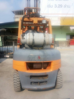 TCM FG 35T8 ขนาด3.5ตัน เสาสูง5430มม. เกียร์ออร์โต้ เครื่องยนต์เบนซิล-แก็ส2ระบบตัวหนีบหมุน4กระบอกไฮโดรลิค ราคาต่อรองได้0816161541