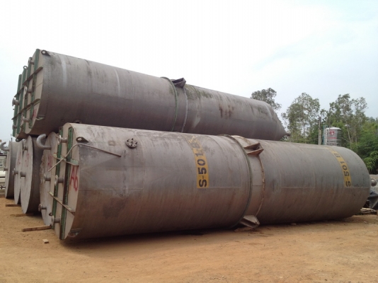 ขาย Silo แสตนเลส สภาพสวย ฝาเปิดได้ ขนาด 29,000 ลิตร และ 34,000 ลิตร จำนวน 8 ใบ