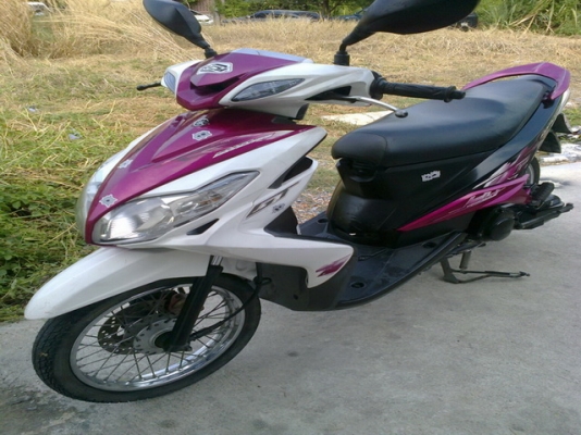 ขายMio125 ปี53 สีขาวชมพูดำ รถบ้านเดิมๆ