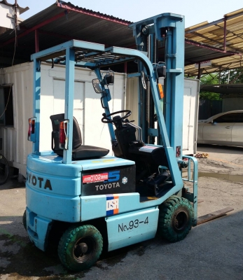 รถยกไฟฟ้า แบบนั่งขับ 1.5 ตัน เสาสูง 6 เมตร Toyota 5FB15 รถยกไฟฟ้า แบบนั่งขับ 1.5 ตัน เสาสูง 6 เมตร Toyota 5FB15