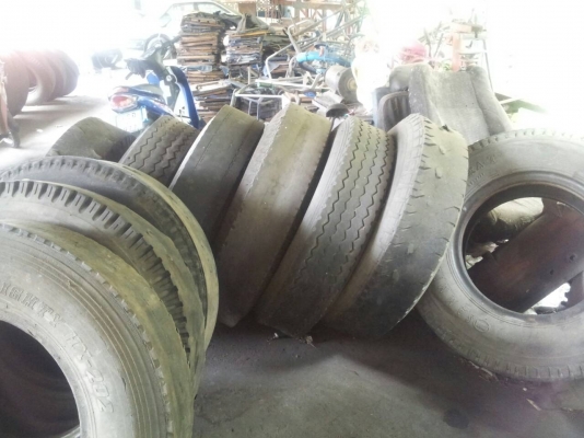 ขายยางใช้แล้ว 900-1000-1100-11r22.5  ไม่สามารถอัดได้