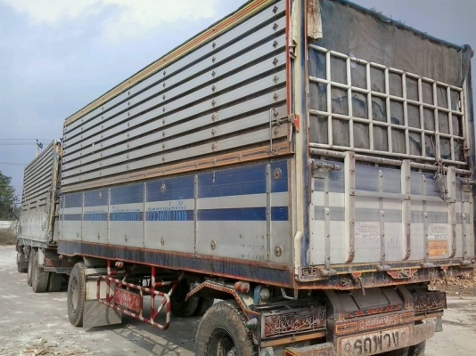 ขายรถพ่วง 18 ล้อ 2 เพลา แม่-ลูก ดั้ม กระบะเนียมคอกเกษตร MITSUBISHI MMTFN628DPC-เครื่อง 6D17 ปี.45 รถสวย ราคาย้อมๆ รีบจองด่วน