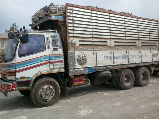 ขายรถพ่วง 18 ล้อ 2 เพลา แม่-ลูก ดั้ม กระบะเนียมคอกเกษตร MITSUBISHI MMTFN628DPC-เครื่อง 6D17 ปี.45 รถสวย ราคาย้อมๆ รีบจองด่วน